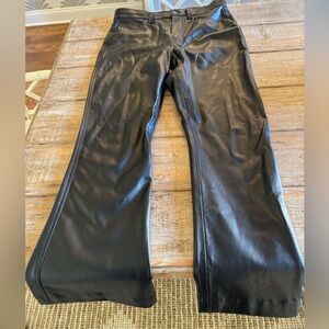 Veronica Beard Carson leather pants. Size 29. Like new. Black